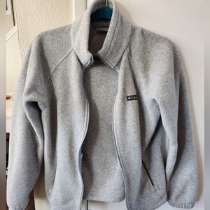 Columbia Fleece Zip-Up Sweater Size M